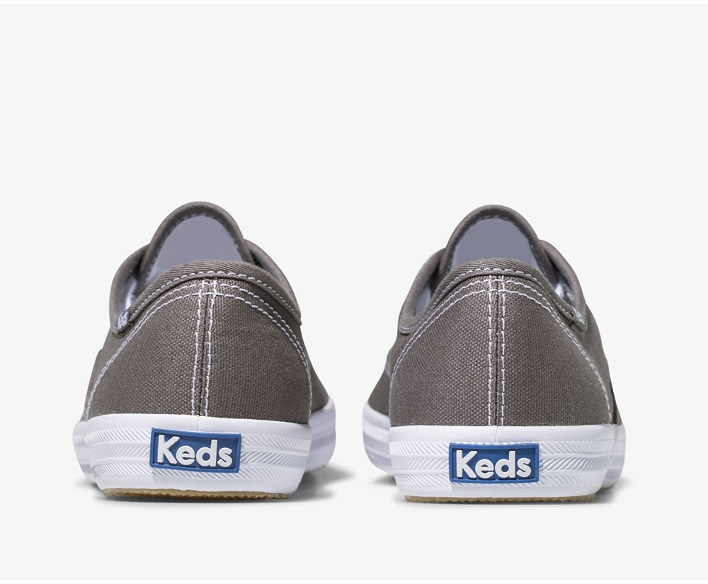 Womens Keds Sneakers - Champion Originals - Dark Grey - 3749-ISYHX